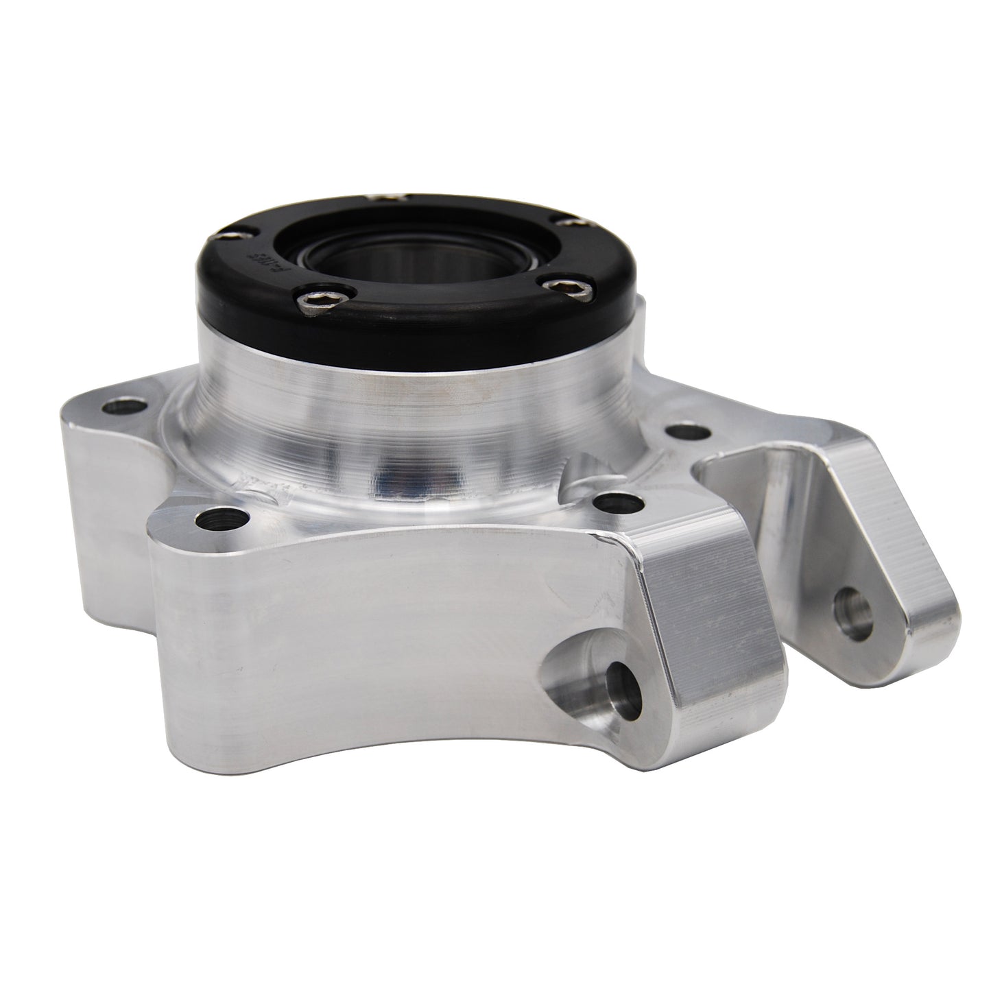 Capped RZR Turbo S Billet Rear Bearing Carrier/Spindle